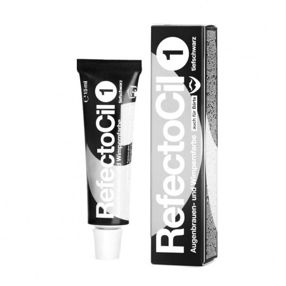 Refectocil gel eyelash - eyebrow henna paint, black sp., 15ml