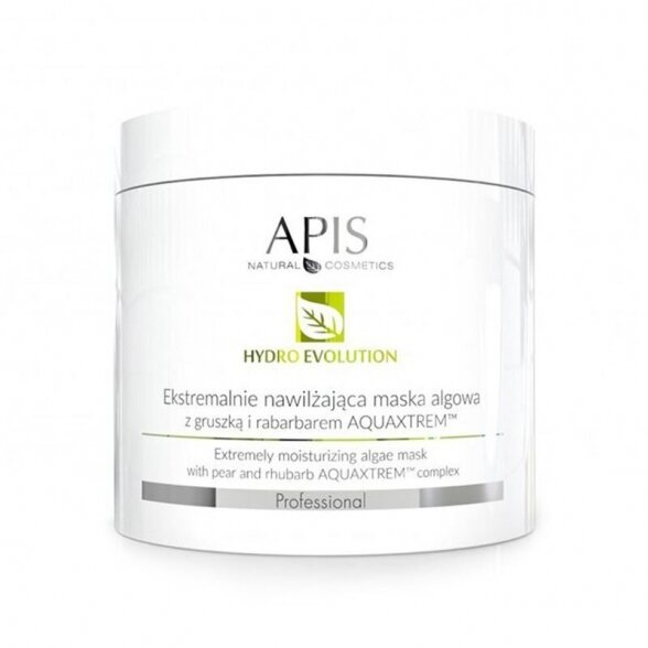 APIS Hydro Evolution extremely moisturizing alginate face mask with pear, rhubarb and AQUAXTREM™ complex, 200g