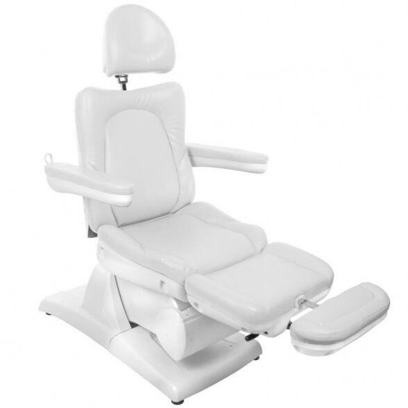 Cosmetology electric chair AZZURRO 870 3 motors, white 2