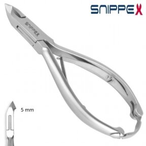 Snipex stainless steel cuticle nippers, 11 cm / 5 mm