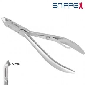 Snipex stainless steel cuticle nippers, 10 cm / 5 mm