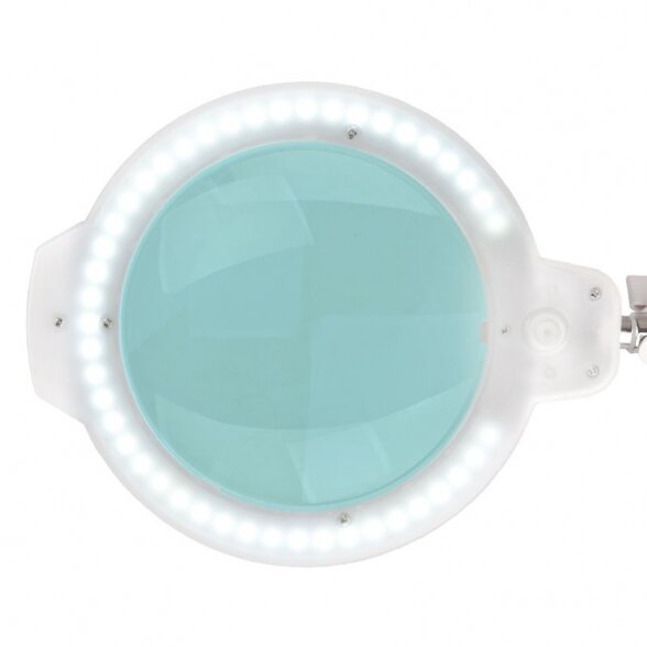 Cosmetic LED lamp with magnifying glass 8012 (magnifies up to 5 times) white 2