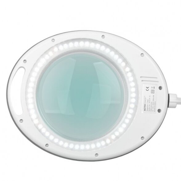 LED lempa su stovu ELEGANTE 6014 60 LED SMD 5D, baltos sp. 7