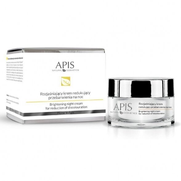 APIS brightening and soothing redness night cream, 50ml