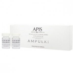 APIS Moisturizing Hyaluron 4D veido serumas ampulėse, 5 x 5 ml