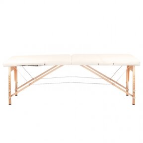 Folding massage table WOOD COMFORT 2 CREAM