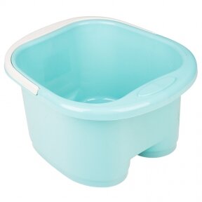 Pedicure tub with rollers