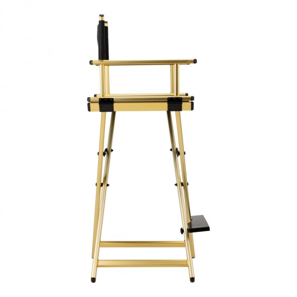 Folding makeup chair, black-gold sp. 2