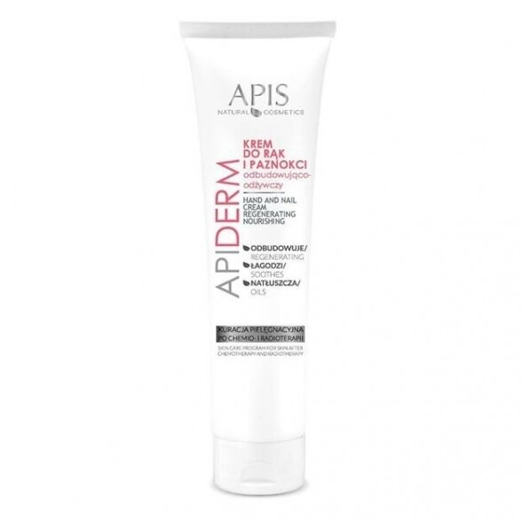 Apis Apiderm restorative and nourishing cream for hands and nails after chemotherapy and radiotherapy, 100 ml