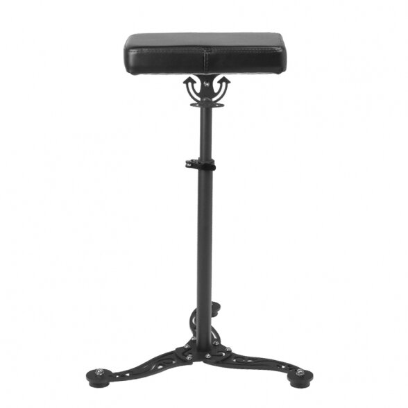 Footstool/Armrest for salons/Tato masters, black