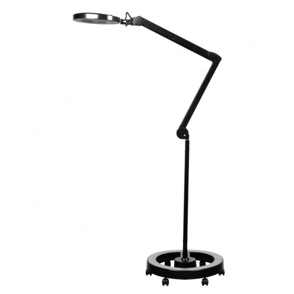 Lamp with magnifying glass ELEGANTE 6025 SMD 5D, with stand, black 2