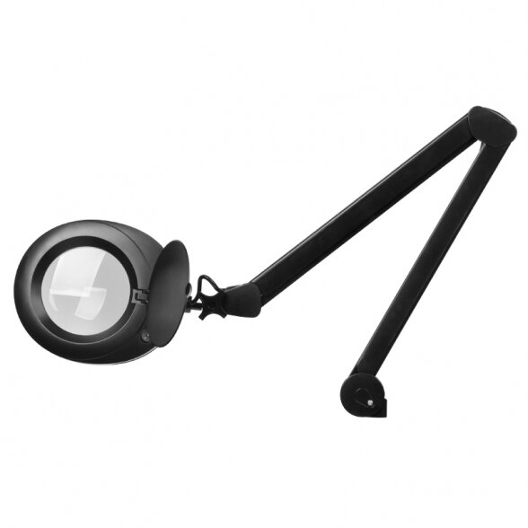 Lamp with magnifying glass ELEGANTE 6025 SMD 5D, with stand, black 3