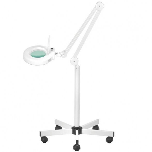 LED Lamp with magnifier, stand S5 and adjustable light intensity