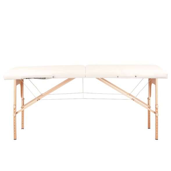 Folding massage table WOOD COMFORT 2 CREAM 3