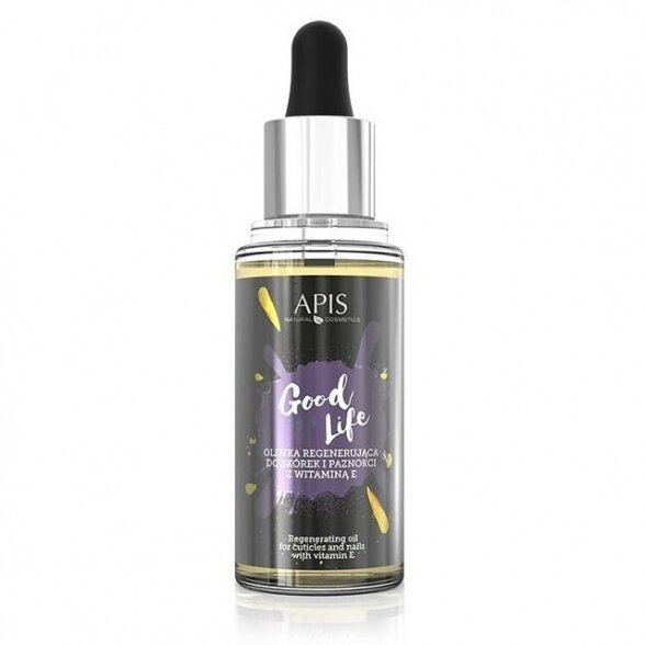 Apis Good Life aliejus nagams ir odelių priežiūrai su Vitaminu E, 30 ml