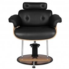 GABBIANO hairdressing chair FLORENCE with adjustable headrest, black sp.