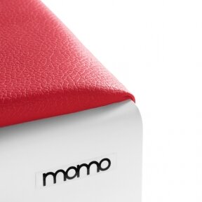 MOMO manicure armrest, white - red sp.