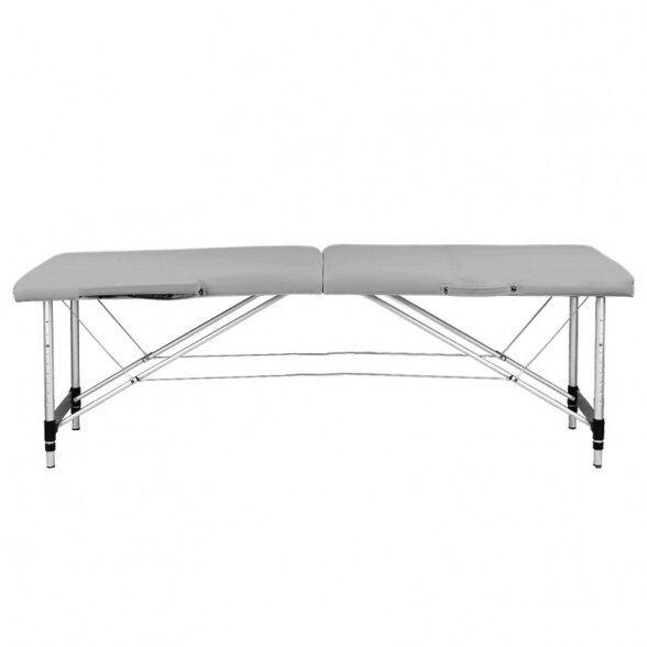 Folding massage table, gray 1