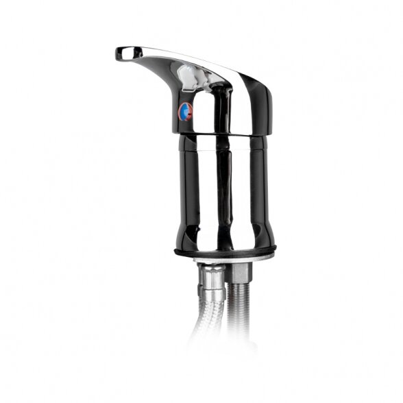 Hairdressing sink faucet with water hose, chrome sp. 1