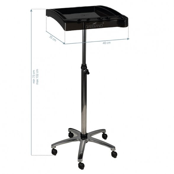 Hairdressing trolley-table GABBIANO 265 with timer 3