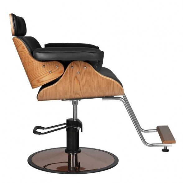 GABBIANO hairdressing chair FLORENCE with adjustable headrest, black sp. 2