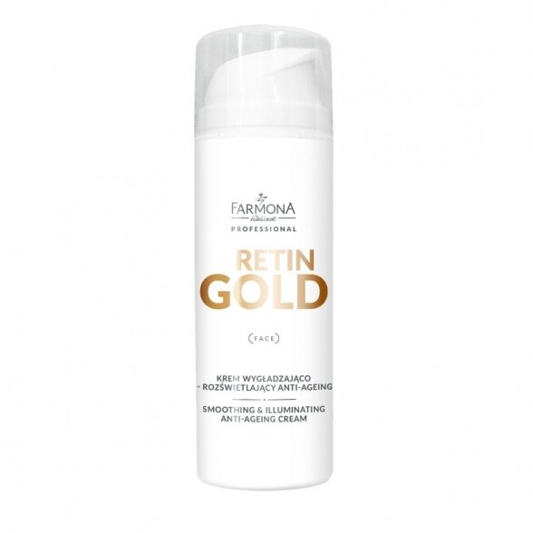 FARMONA RETIN GOLD lyginantis veido odos spalvą kremas nuo senėjimo, 150ml