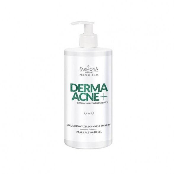 FARMONA DERMAACNE facial cleansing gel with pear extract, 500ml