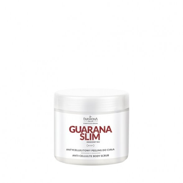 FARMONA GUARANA SLIM Скраб антицеллюлитный для тела, 600г