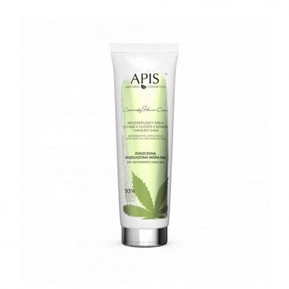 APIS CANNABIS regenerating hand mask with hemp oil and shea butter, 200ml