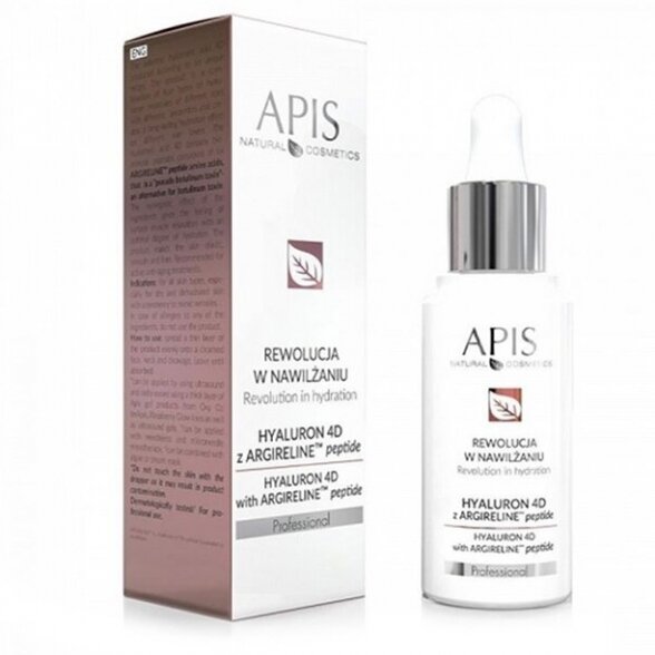 APIS HYALURON 4D veido serumas su ARGIRELINE™ ir peptidais, 30ml