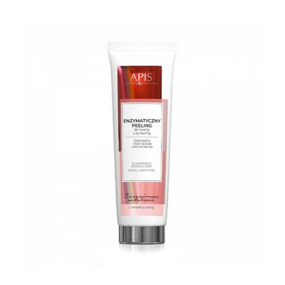 Apis enzymatic face scrub with Cranberry, 100ml