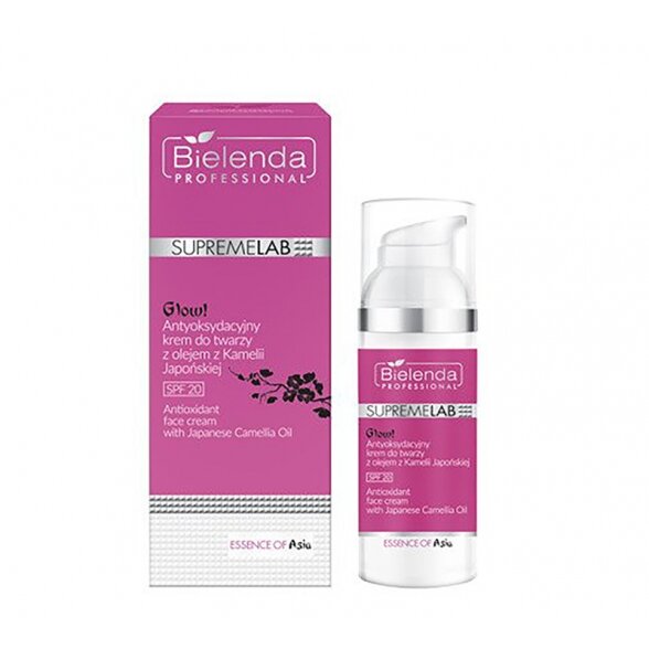 BIELENDA SUPREMELAB antioxidant face cream with Japanese Camellia oil, SPF20, 50 ml