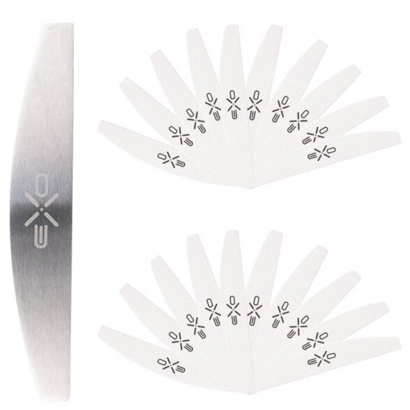 EXO file with metal core and replaceable abrasives 100/180grit, 20 pcs.