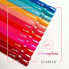 Hibridinis nagų lakas CLARESA RED 406, 5g