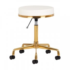 Master&#39;s chair H4, gold/white