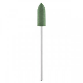 Exo rubber tip for nail grinding, green cylinder, ø 5.5 mm /32
