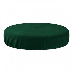 Велюровый чехол на кресло мастера 35-40 см, зеленый