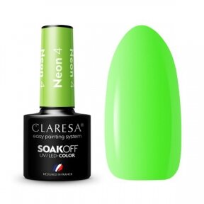 Hybrid nail polish CLARESA NEON 4, 5g