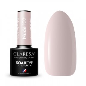 Hybrid nail polish CLARESA NUDE 102, 5g