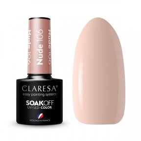 Hybrid nail polish CLARESA NUDE 106, 5g