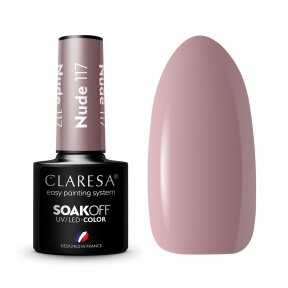 Hybrid nail polish CLARESA NUDE 117, 5g