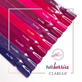 Hybrid nail polish CLARESA PURPLE