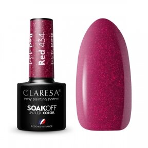 Hybrid nail polish CLARESA RED