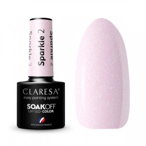 CLARESA SPARKLE hybrid nail polish