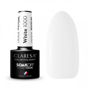 Hybrid nail polish CLARESA WHITE