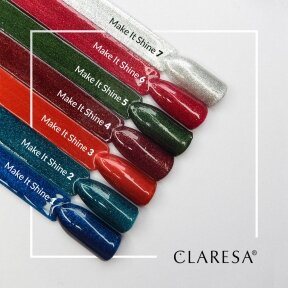 CLARESA MAKE IT SHINE hybrid nail polish