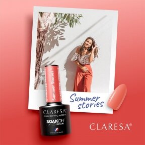 Гибридный лак для ногтей CLARESA SUMMER STORIES 5, 5г