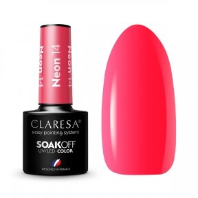 Hybrid nail polish CLARESA NEON 14, 5g