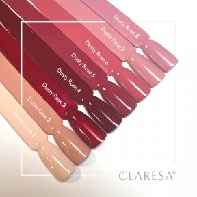 Hibridinis nagų lakas CLARESA DUSTY ROSE 6, 5g