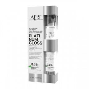 APIS atgaivinantis paakių kremas su Platina ir Bioaktyviais Peptidais, 10ml